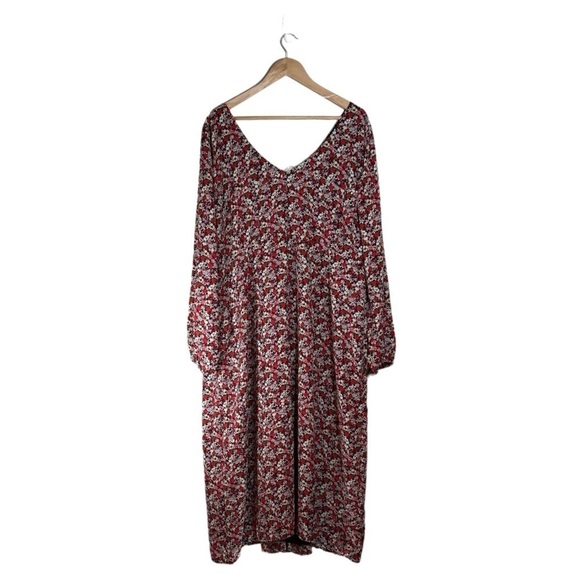 Sanctuary Floral Print Chiffon Halter Neck Long Sleeve Midi Dress NWT - Picture 7 of 9